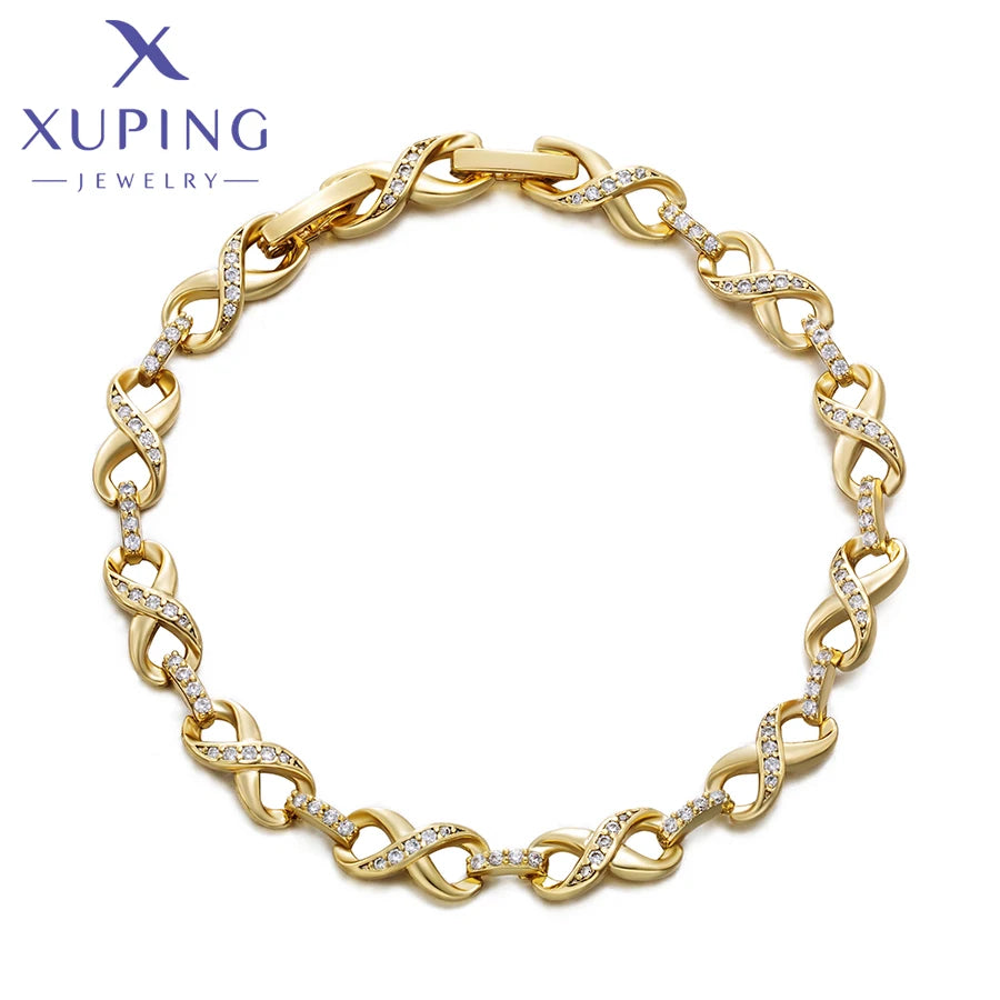 Light Gold Snake Chain Charm Bracelet
