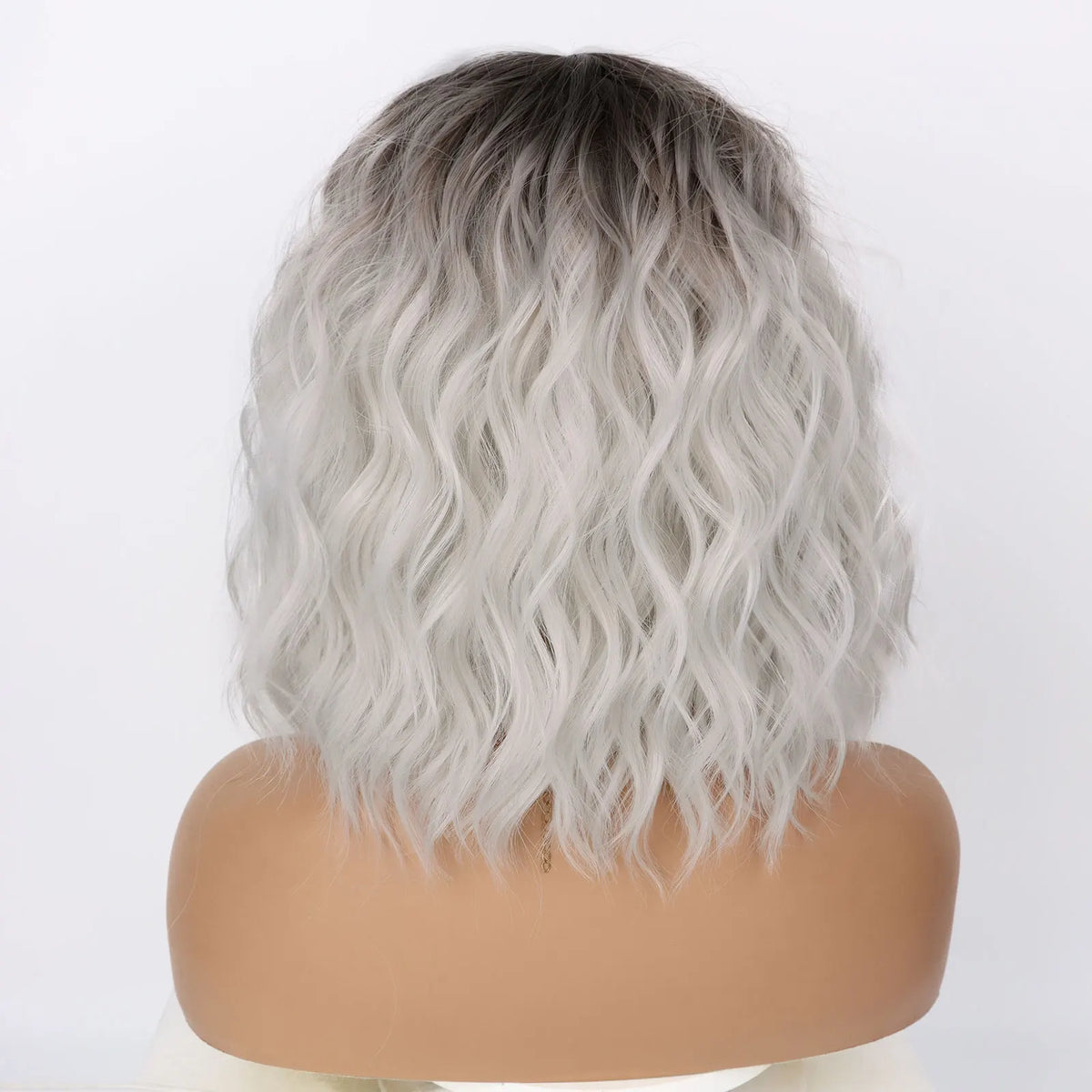 Pastel Synthetic Wavy Shoulder Length Wig for Women