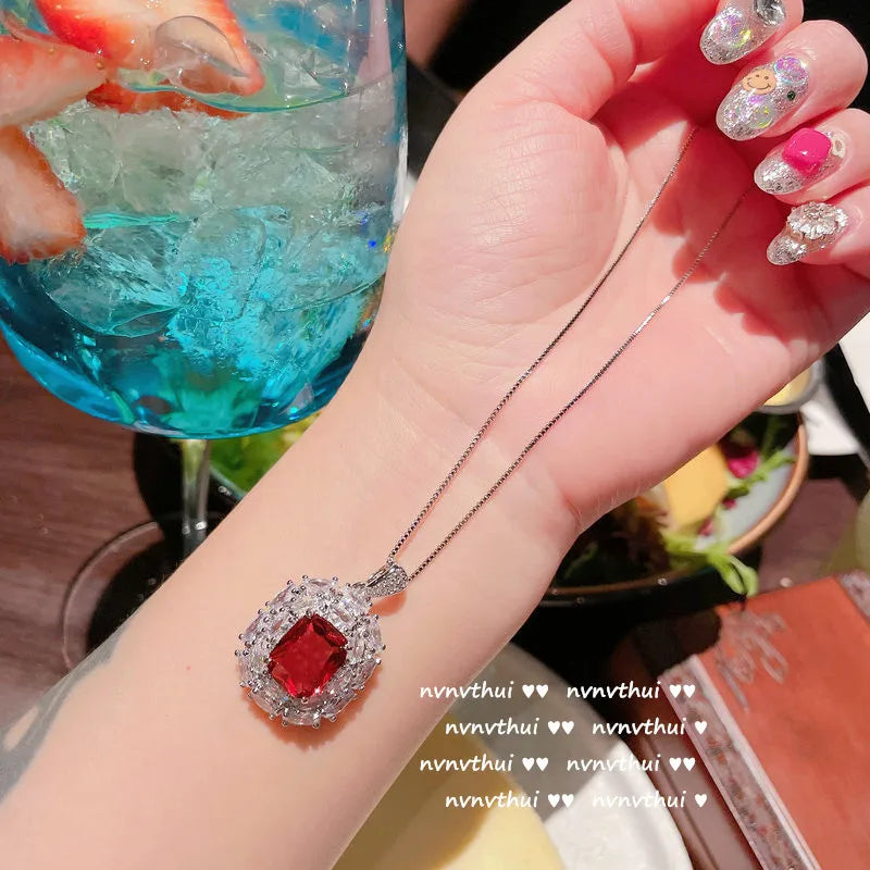 Sparkling Cubic Zirconia Necklace Earrings and Ring Set for Women