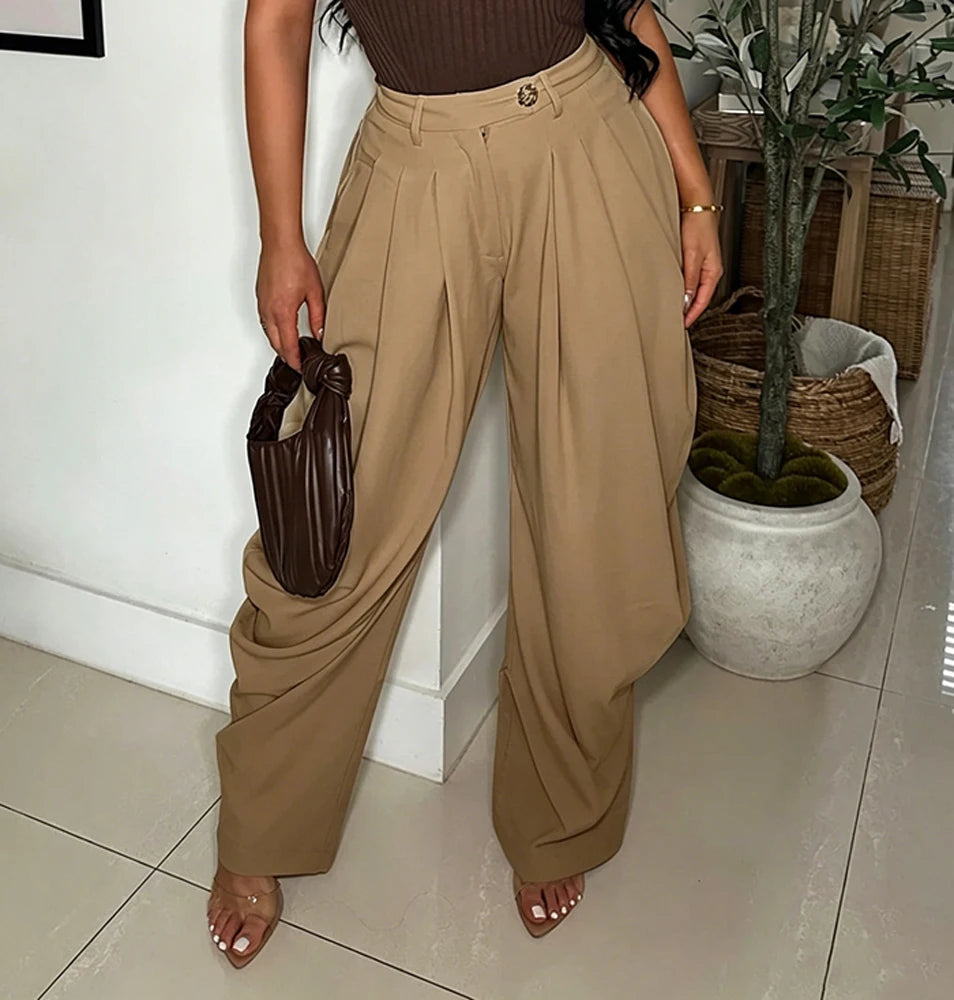 Ruched Cargo Harem Sweatpants With Drawstring Waist for Women
