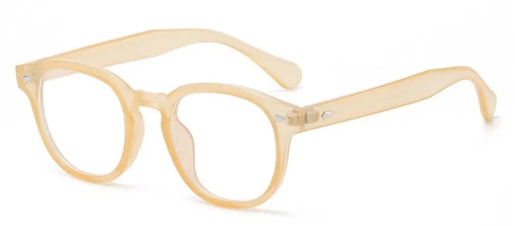 Ultralight Retro Round Frame Reading Glasses for Women