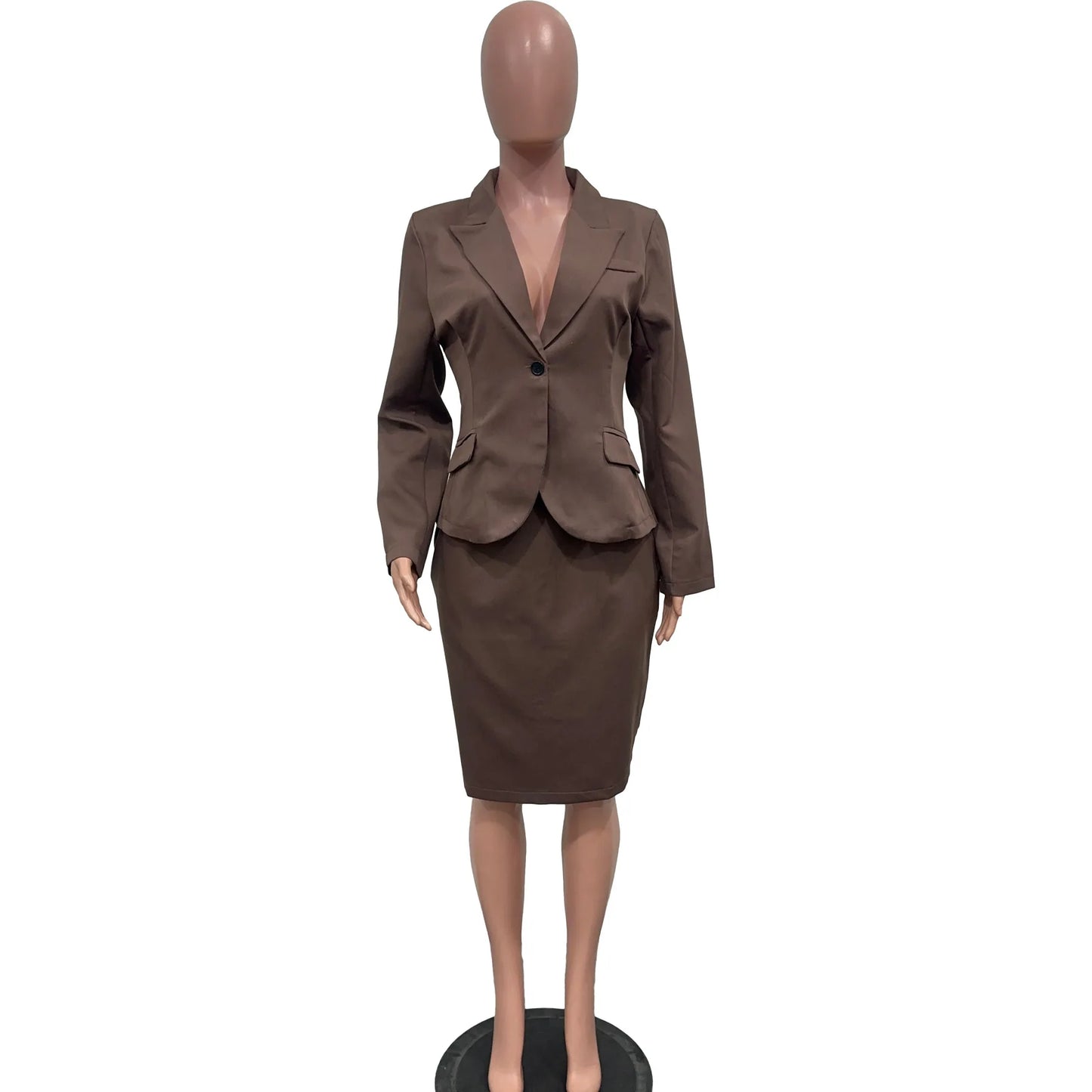 Two Piece Sets Women Skirt Blazer Turn Down Collar Tops Y2k Streetwear Elegant Dress Sets Skirts High Waist Work Matching Sets