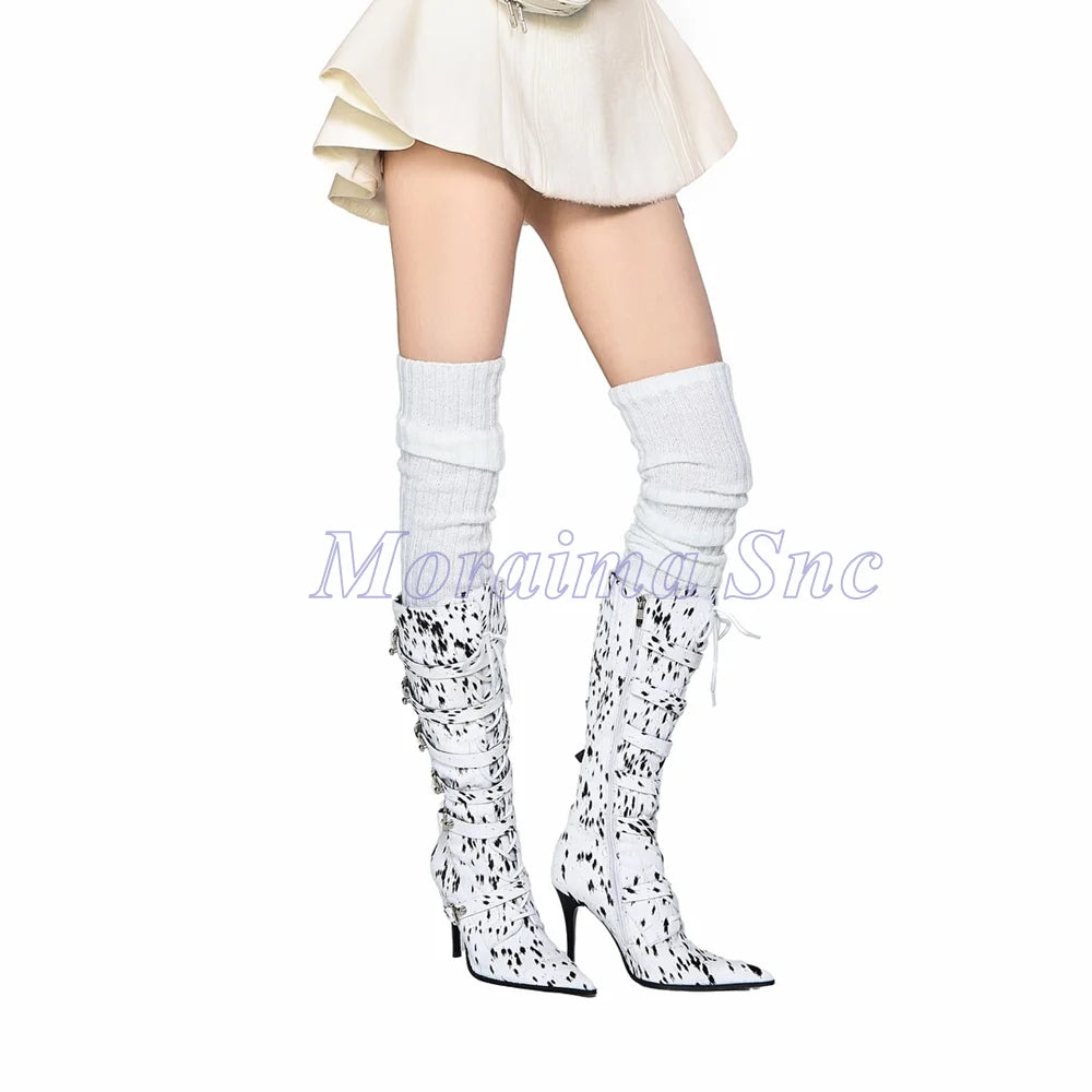 Pointed Toe High Heel Over The Knee Boots For Women