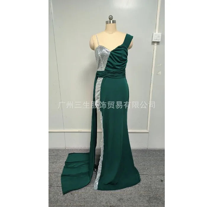 Off Shoulder Sequin Bodycon Dress