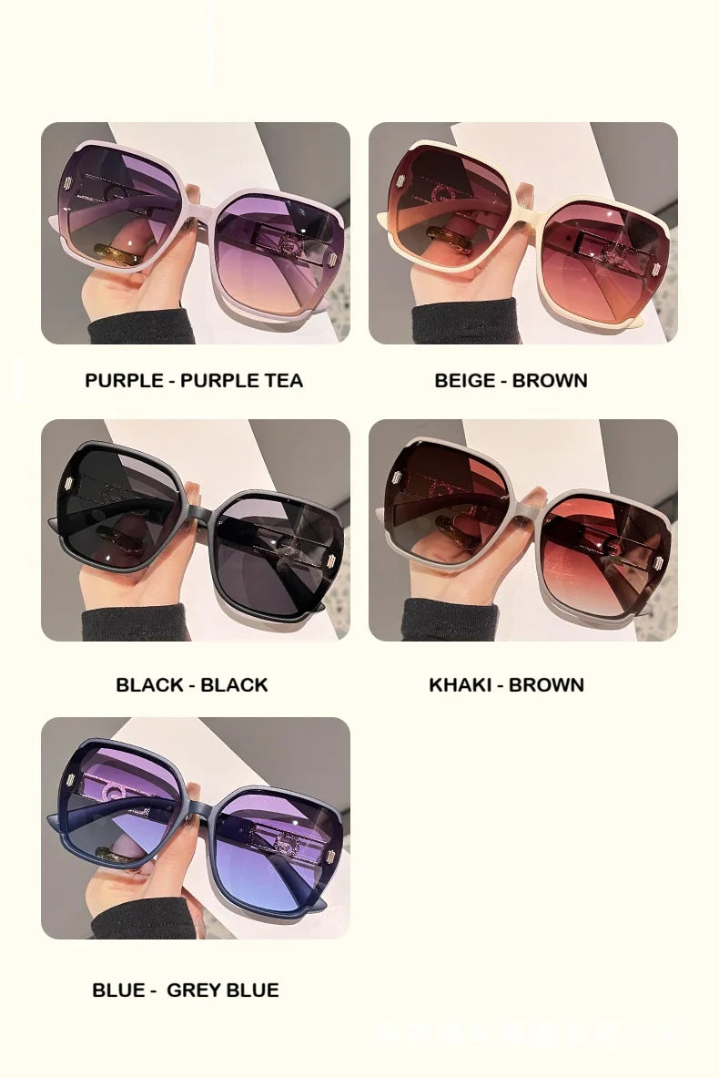 Oversized Square Gradient Sunglasses