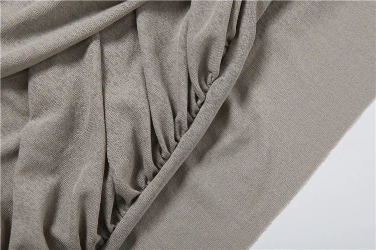 Ruched Elegant Mini Dress with Sleeve Cover for Women