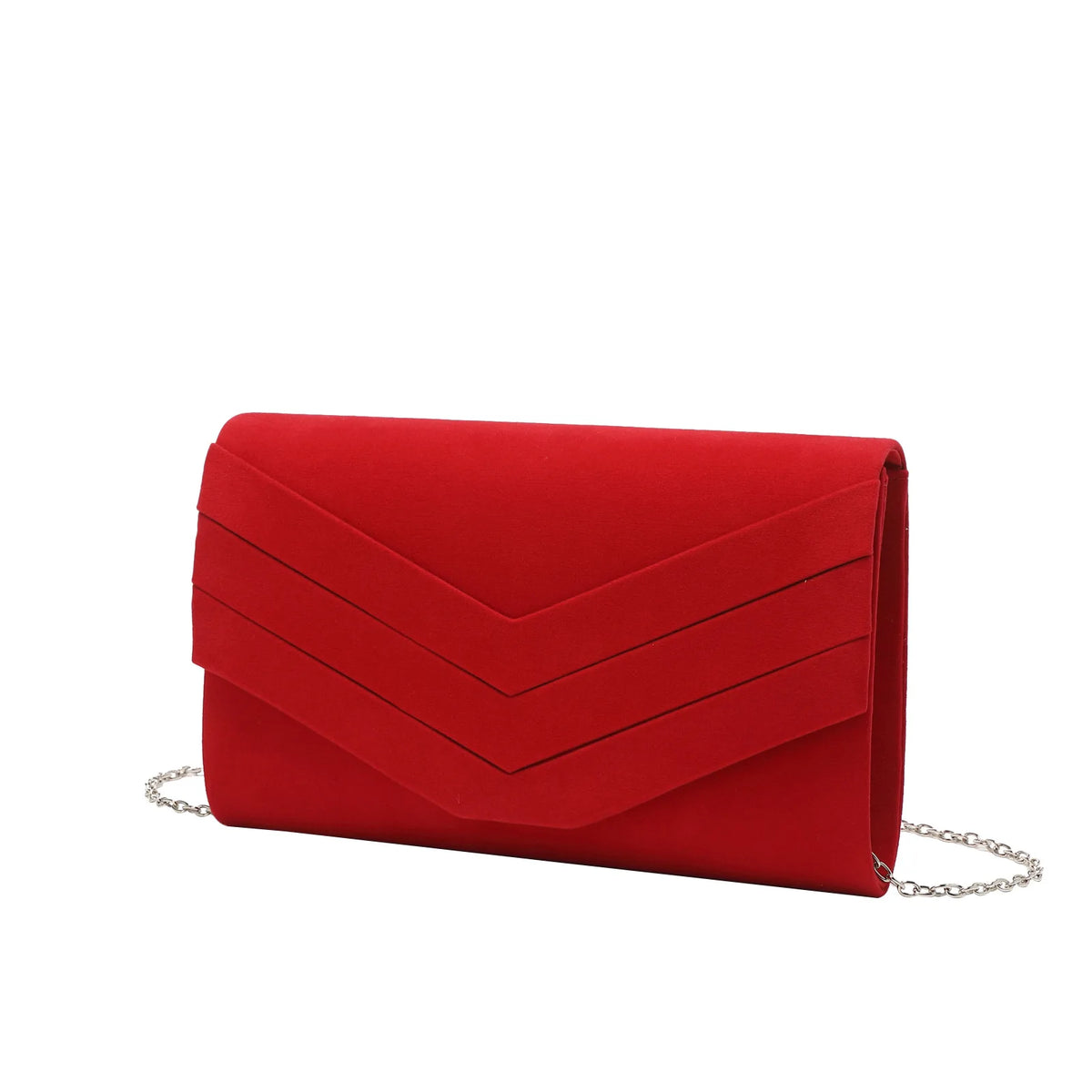 Sequined Velvet Chain Evening Clutch Bag for Women