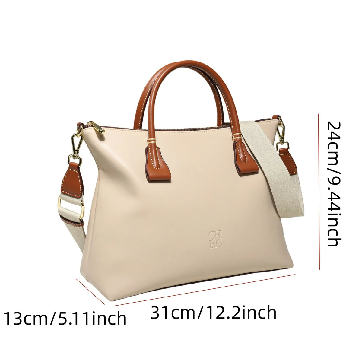 Wide Strap Crossbody Shoulder Bag