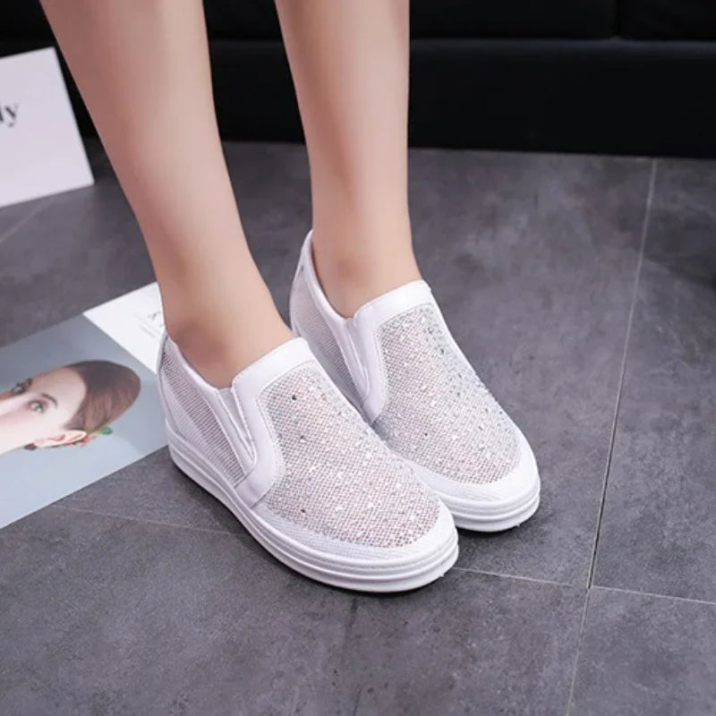 Hidden Platform Slip On Sneakers