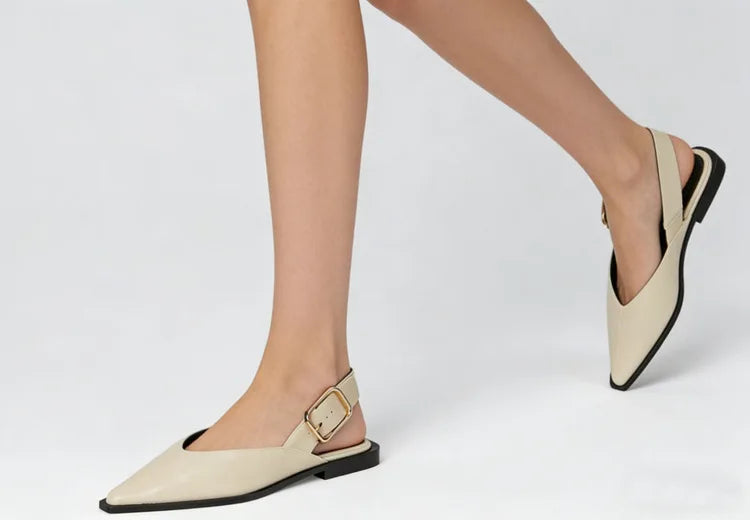 Comfortable Leopard Print Buckle Strap Flat Sandals for Women