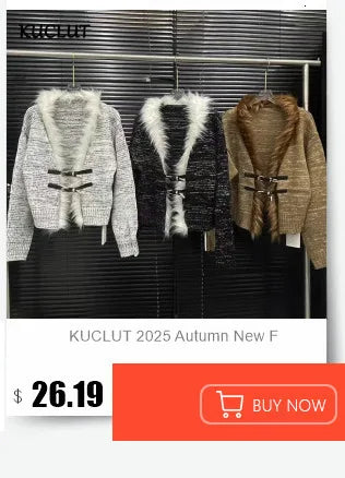 KUCLUT 2025 Autumn New Fashion Ruffle Plaid Batwing Sleeve Zipper Loose Jacket For Casual Elastic Waist Wide-Leg Pants 1A621