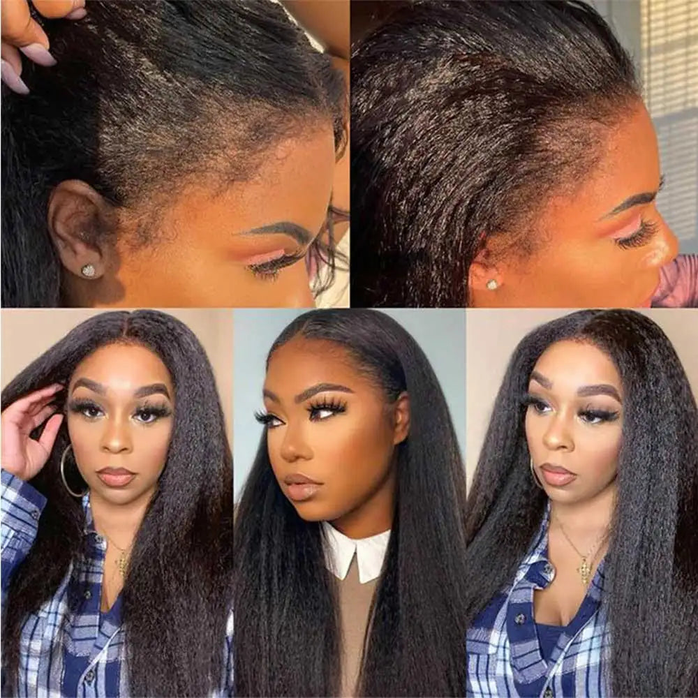 Glueless 360 Lace Frontal Brazilian Human Hair Wig for Women