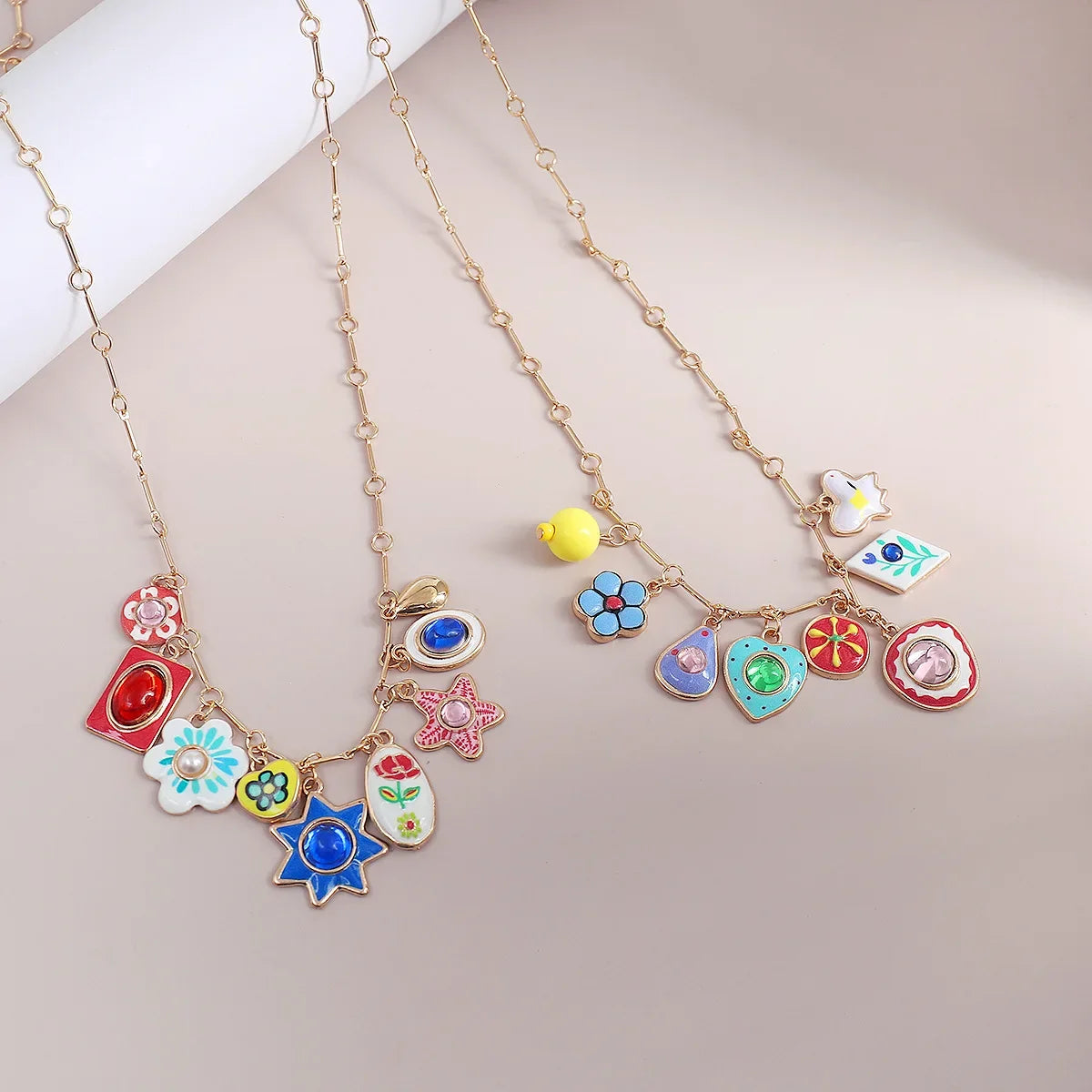 Medieval Enamel Jewelry Set