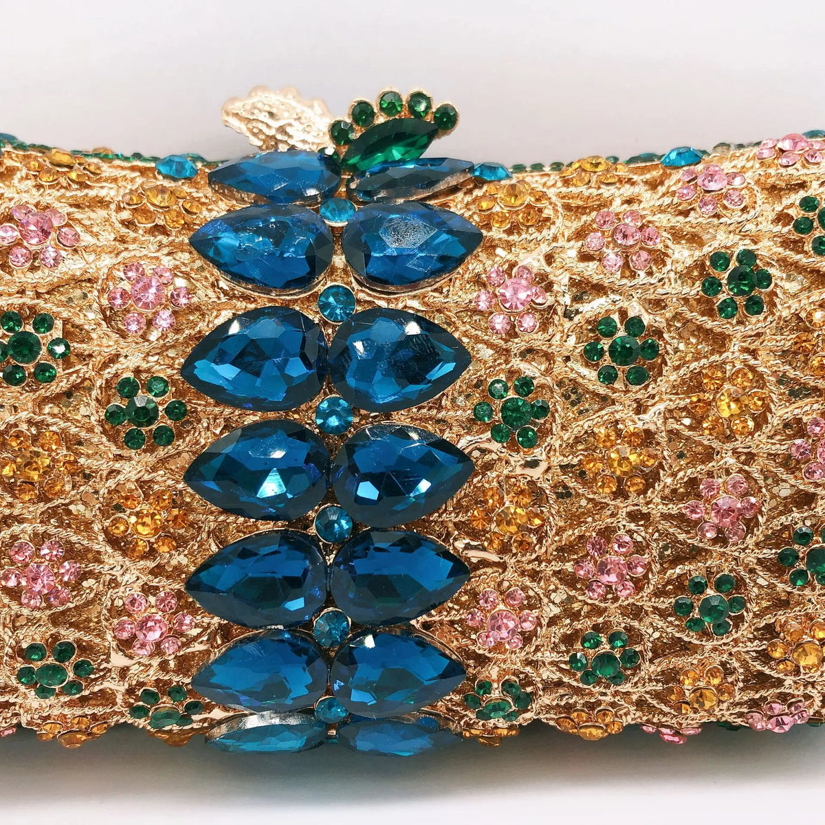 Hollow Rhinestone Evening Clutch Handbag for Women