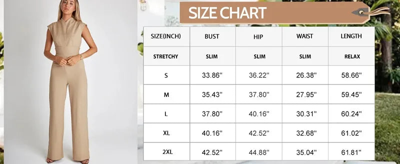 Spring New Women's Long Jumpsuit Elegant V-neck with High Waist Belt Straight Wide for Jumpsuit Holiday Style Casual  Jumpsuit