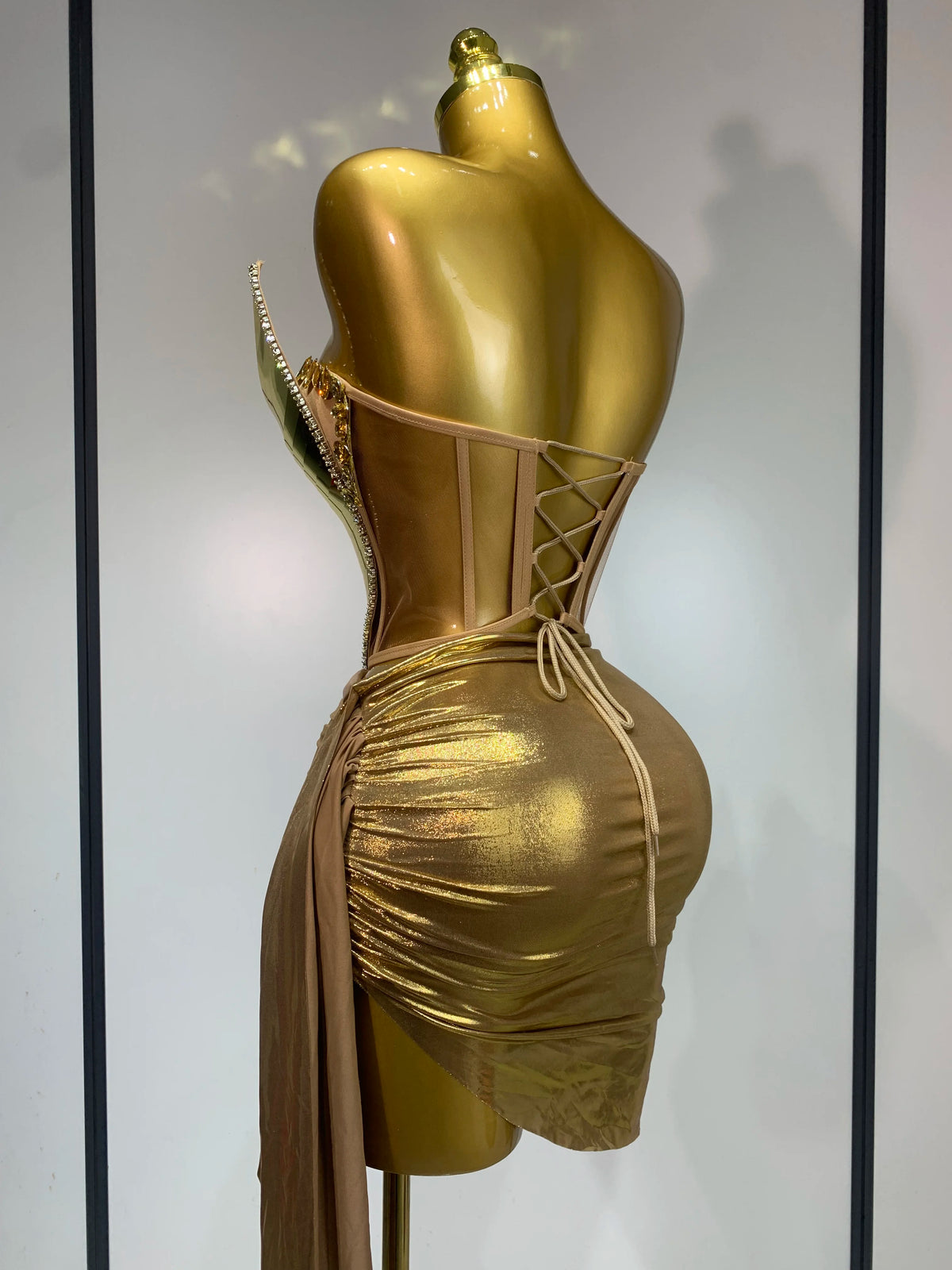 Sparkling Gold Sequin Set
