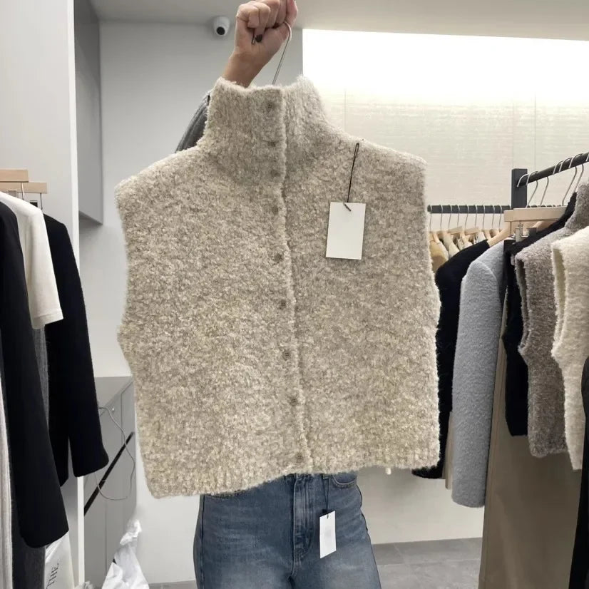 Korean Casual Cardigan Vest