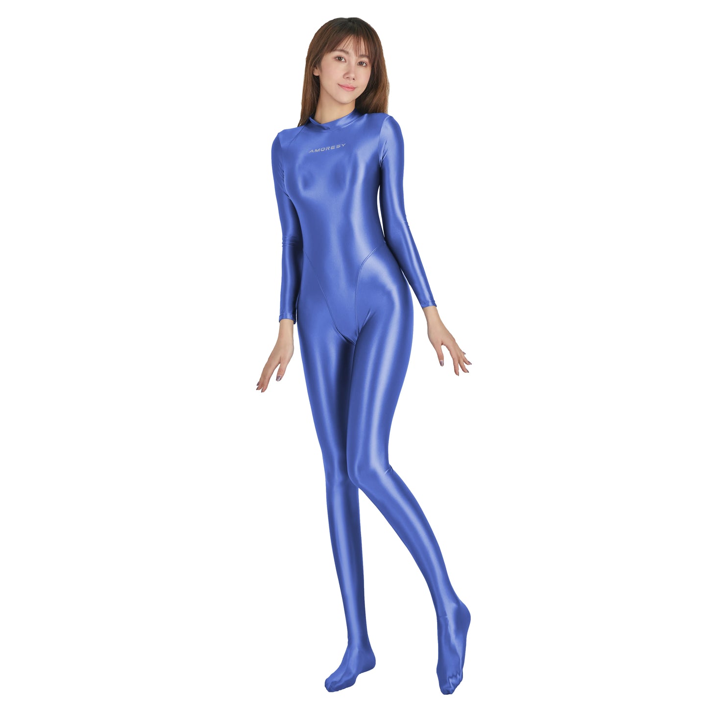 Athleisure Satin Zentai Bodysuit
