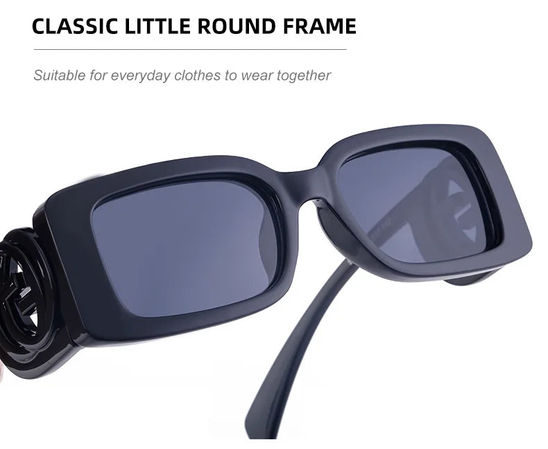 Oversized Square Gradient Sunglasses