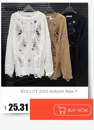 KUCLUT 2025 Autumn New Fashion Ruffle Plaid Batwing Sleeve Zipper Loose Jacket For Casual Elastic Waist Wide-Leg Pants 1A621