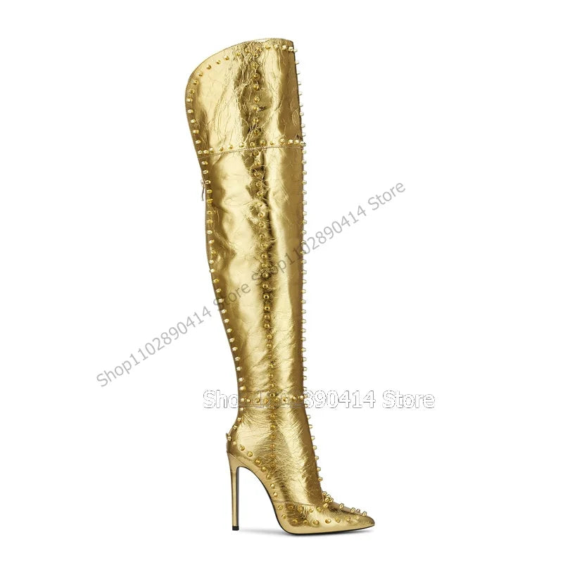 Green Alligator Print Pointed Toe Zipper Boots For Women