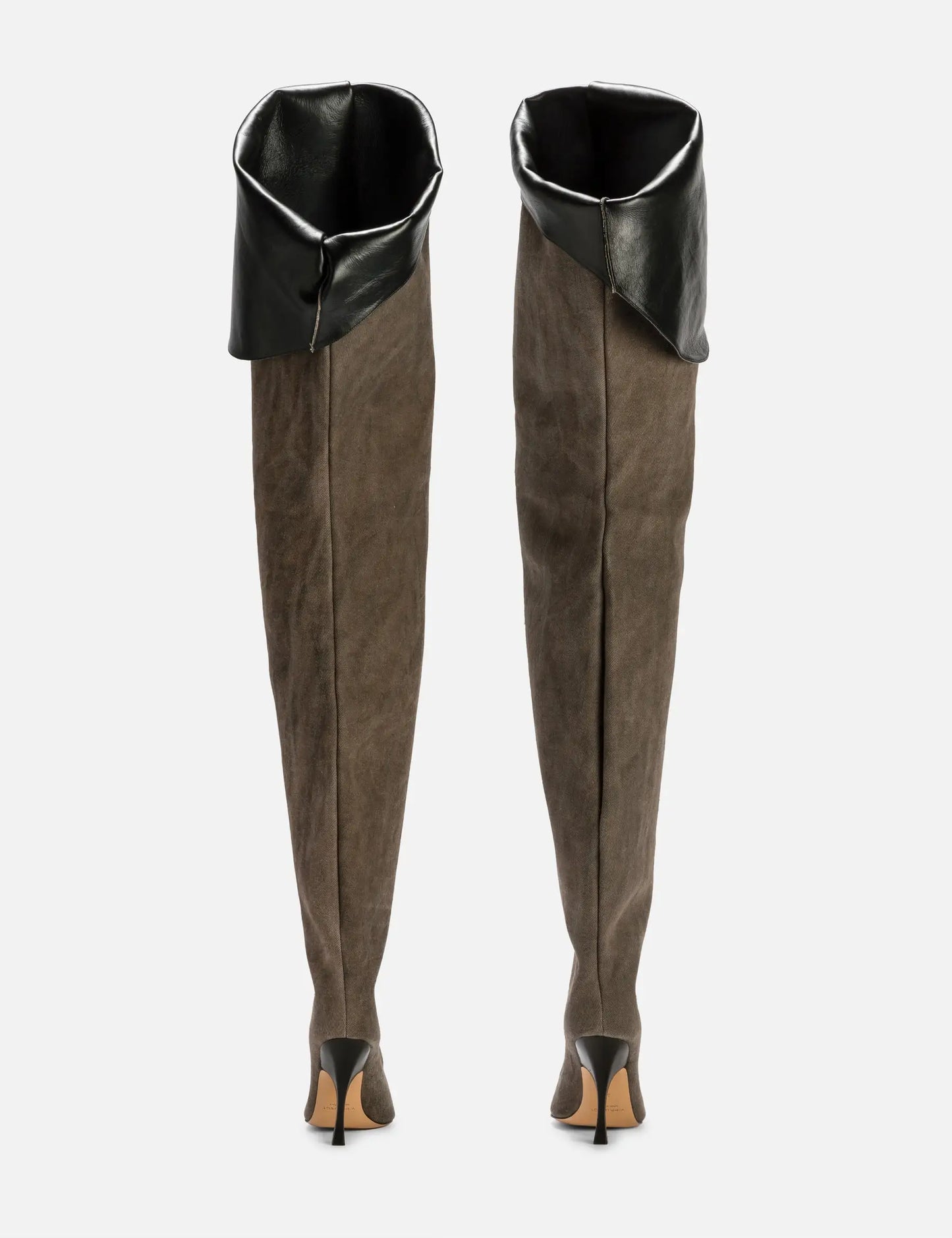 Pointed Over-the-Knee Boots With Thin Heels for Women