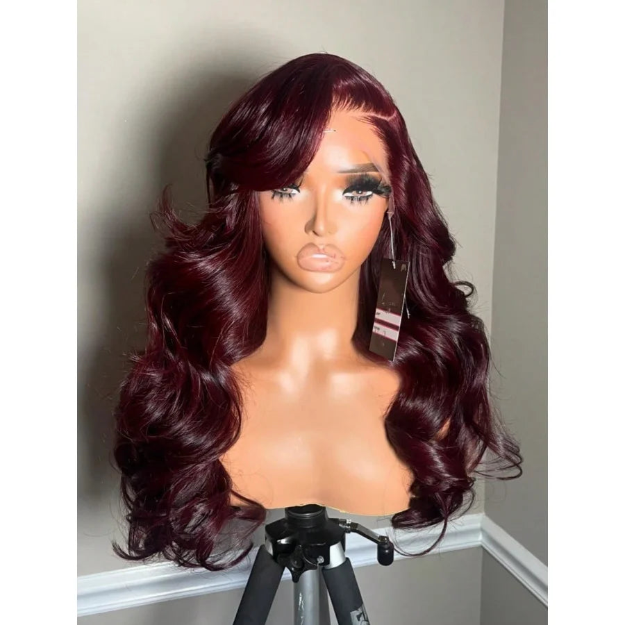 Transparent Lace Frontal Body Wave Human Hair Wig For Women