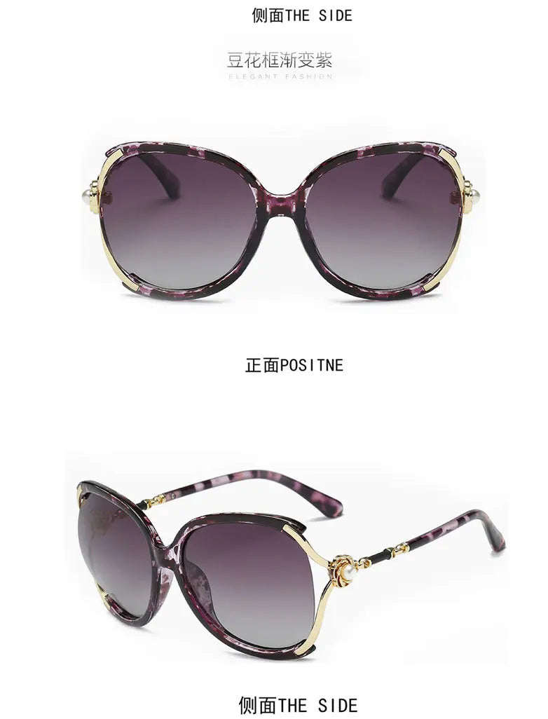 Vintage Gradient Rimless Sunglasses