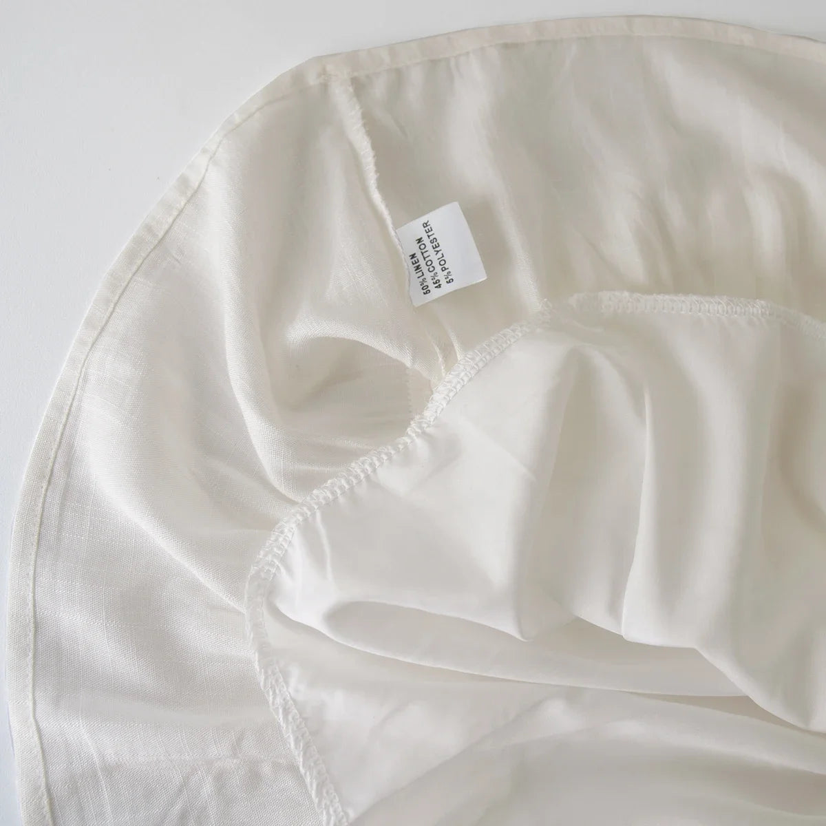 Linen Camisole Dress With Ruffle Hem