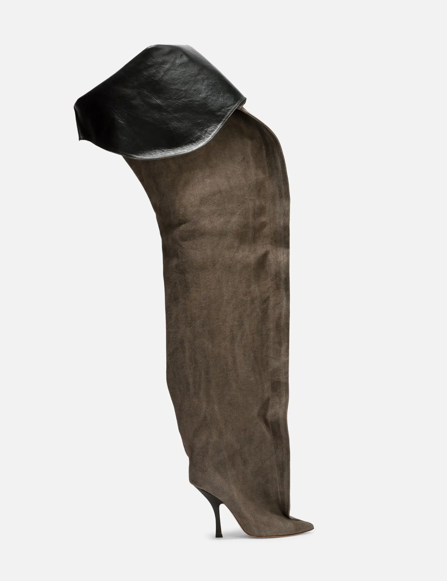Pointed Over-the-Knee Boots With Thin Heels for Women