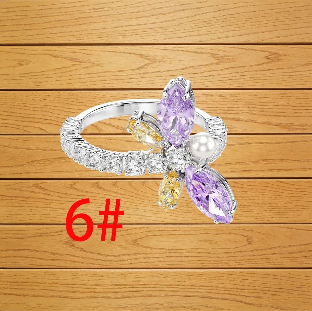 Elegant Bridal Zirconia Jewelry Set with Necklace and Earrings for Women