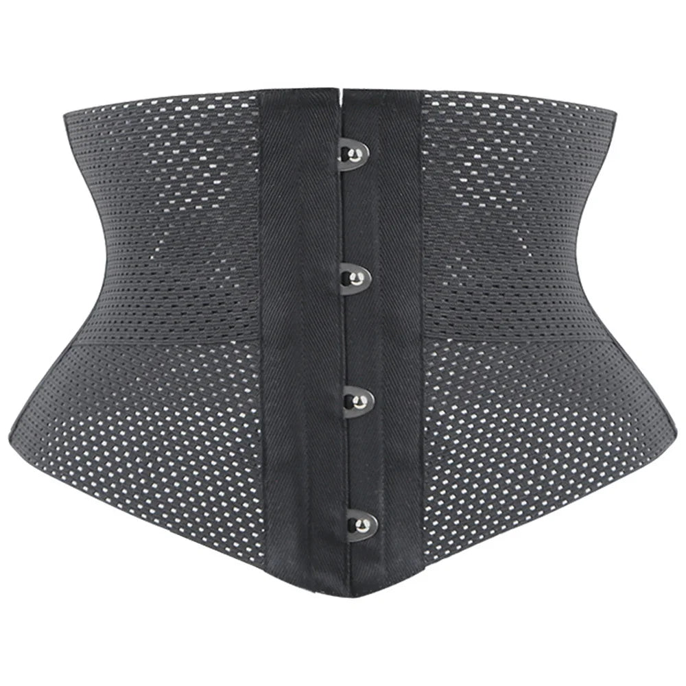 Breathable Elastic Mesh Underbust Corset for Women