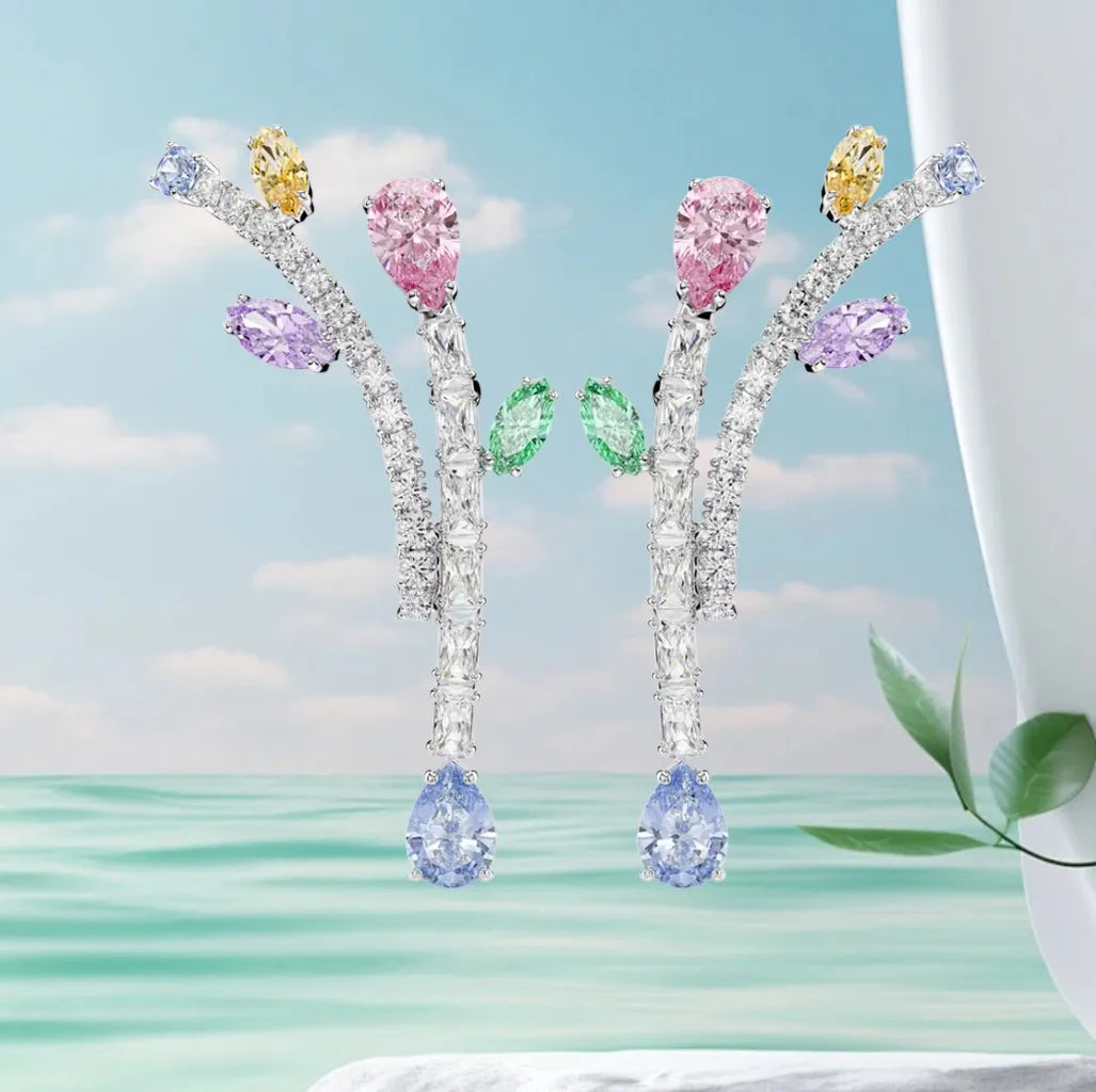 Mixed Cut Crystal Jewelry Set
