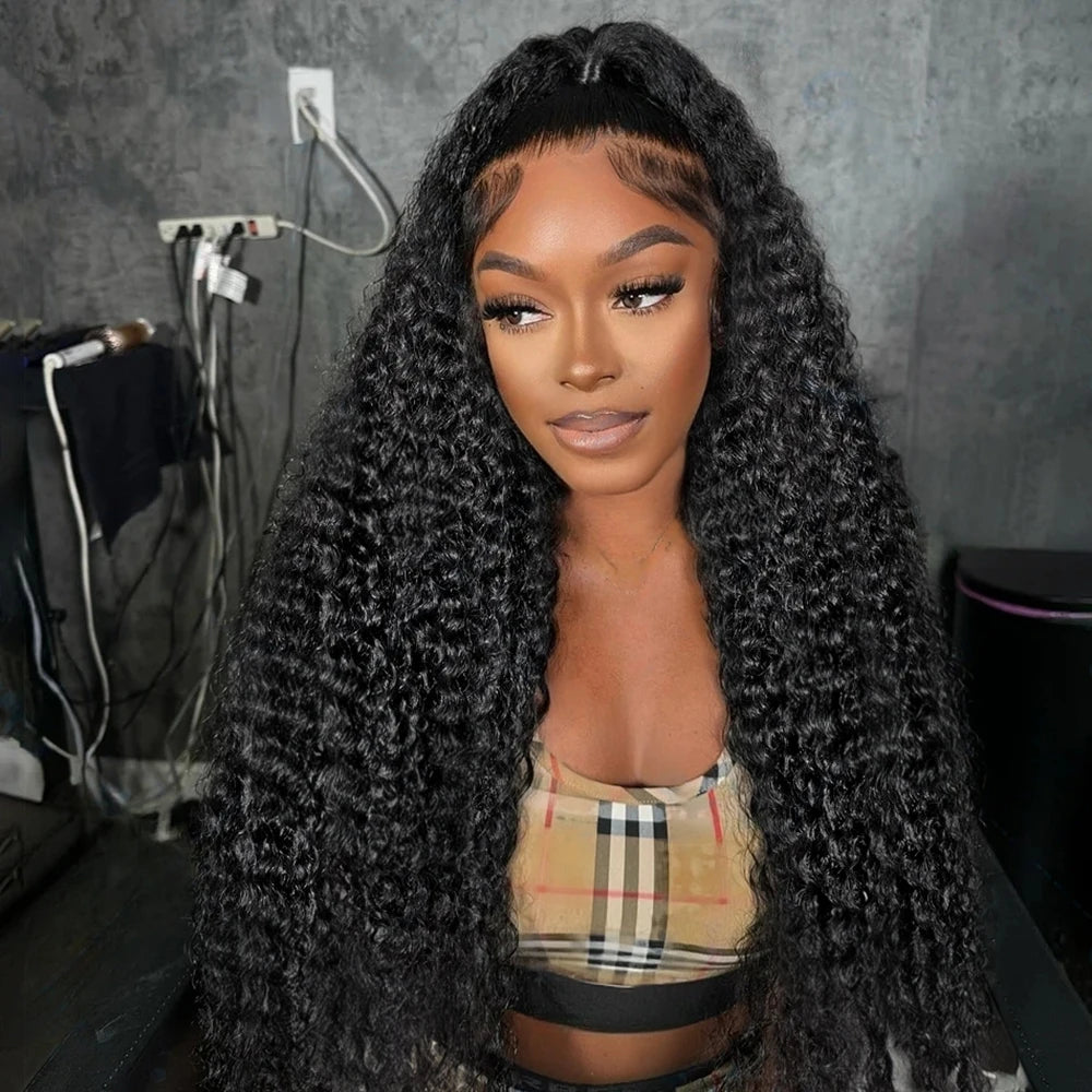 Glueless Deep Wave Water Curl Wig