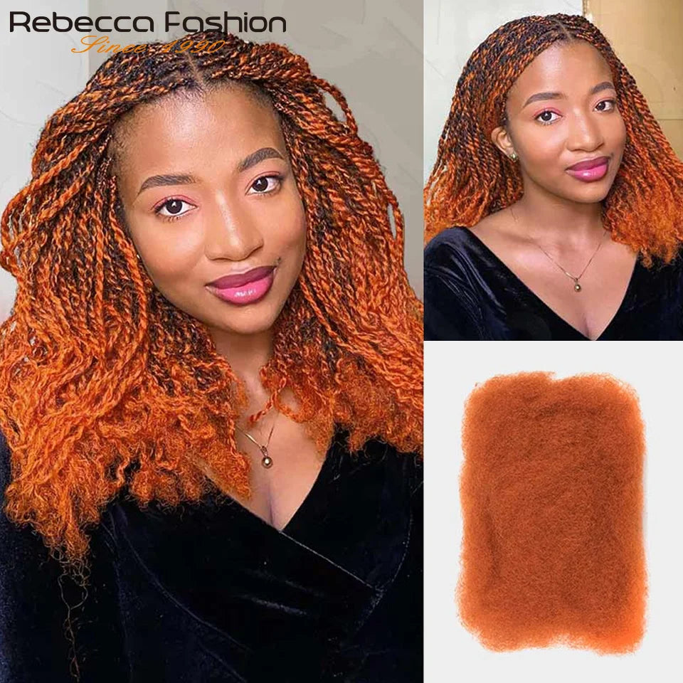Afro Kinky Bulk Human Hair Loc Extensions for Women