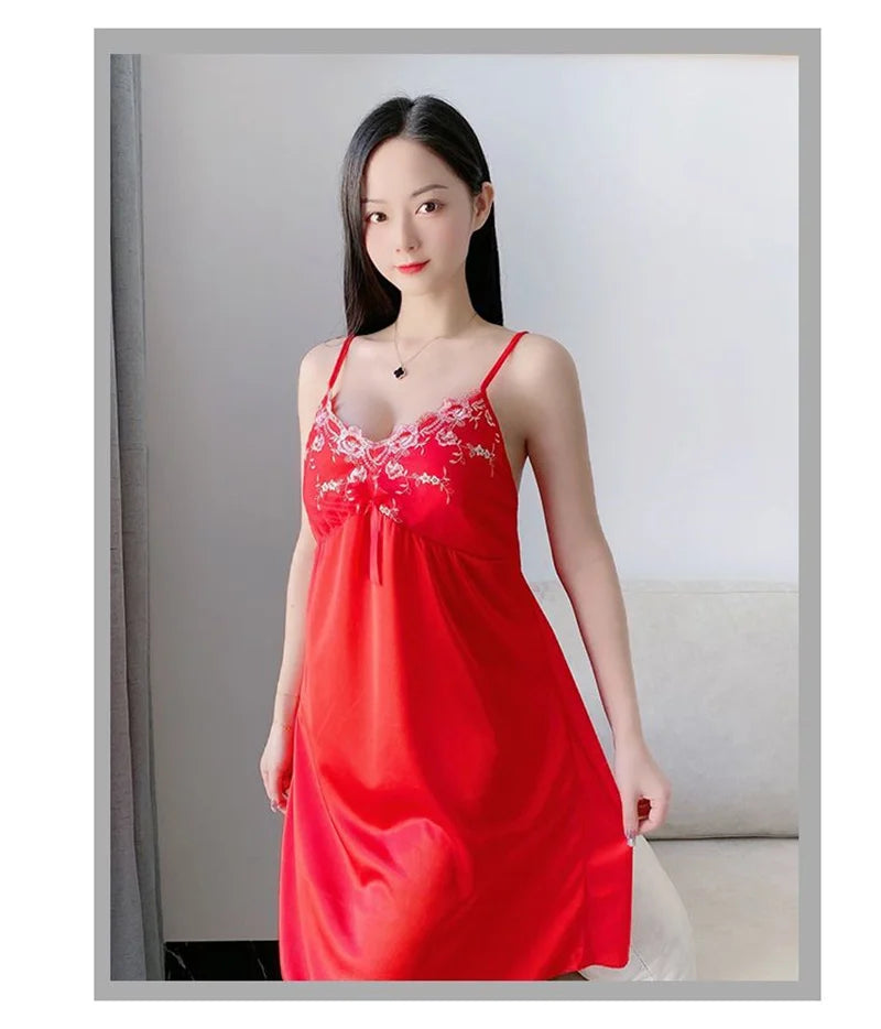 Comfortable Relaxed Fit Lace Up Two Piece Robe Set For Women