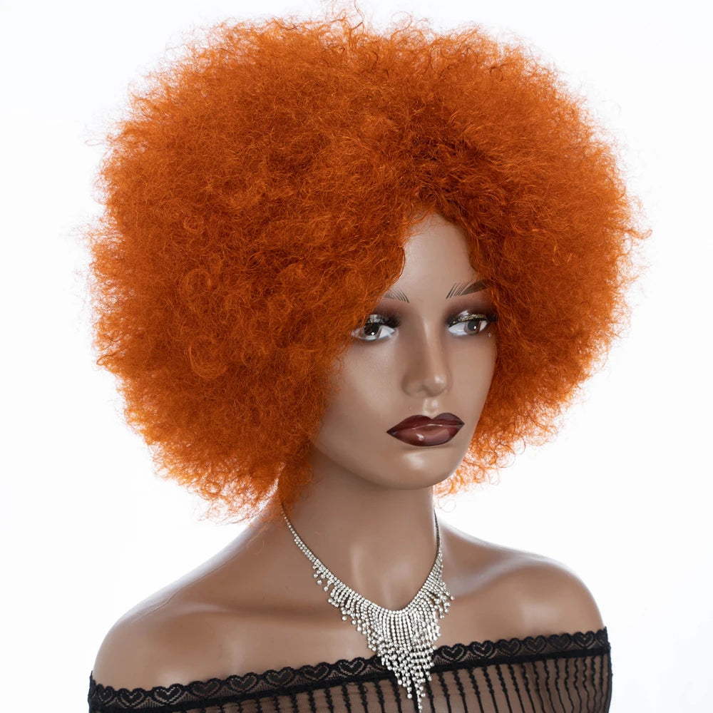 Natural Short Curly Remy Human Hair Bob Wig for Women