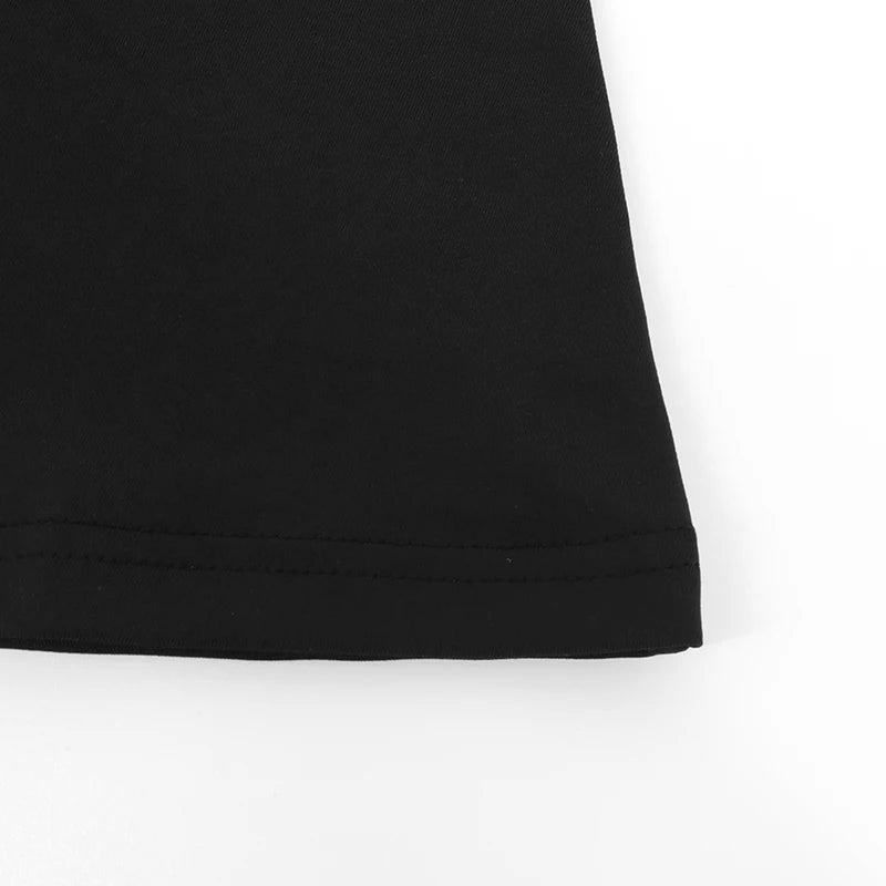 Women Dresses Autumn New Streetwear Fashion Long Sleeves Turtleneck Dress Black Sexy Hollow Out Lady Casual Slim Dress Clothing