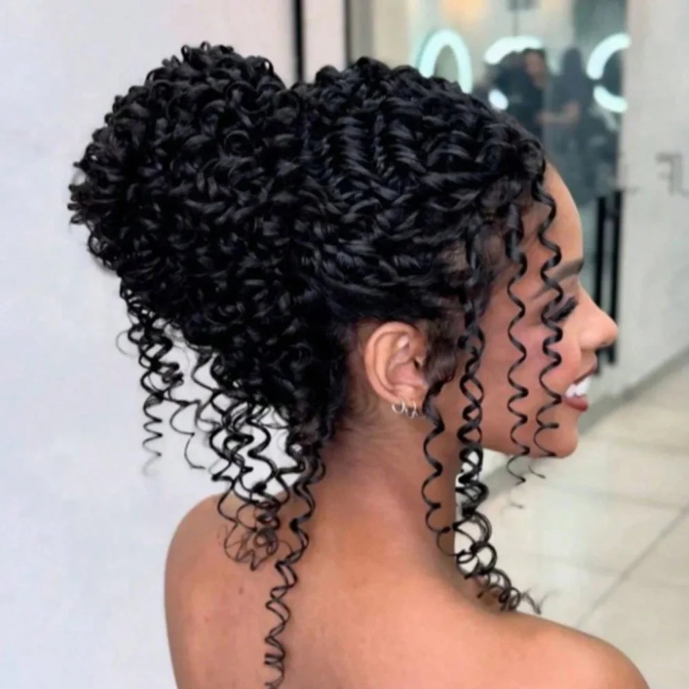 Pre Plucked Deep Wave Brazilian Human Hair Wig For Women