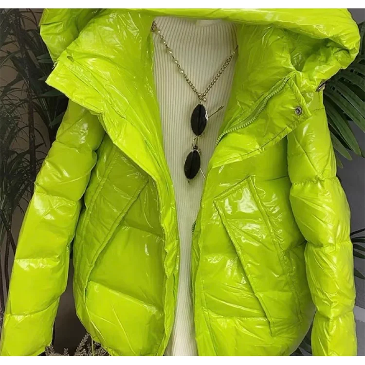 Soft Hooded Cotton Padded Loose Winter Jacket for Women