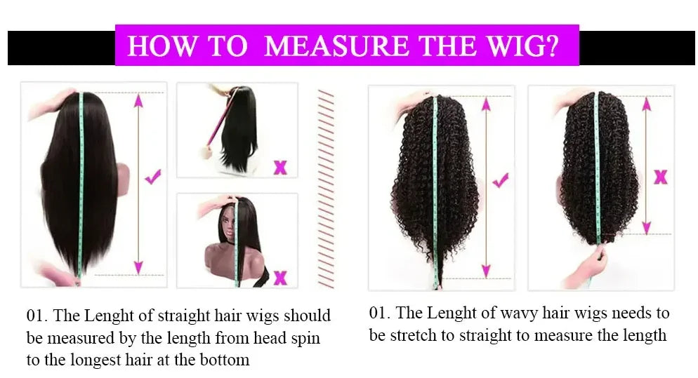 Deep Wave Brazilian Glueless Human Hair Lace Front Wig For Women