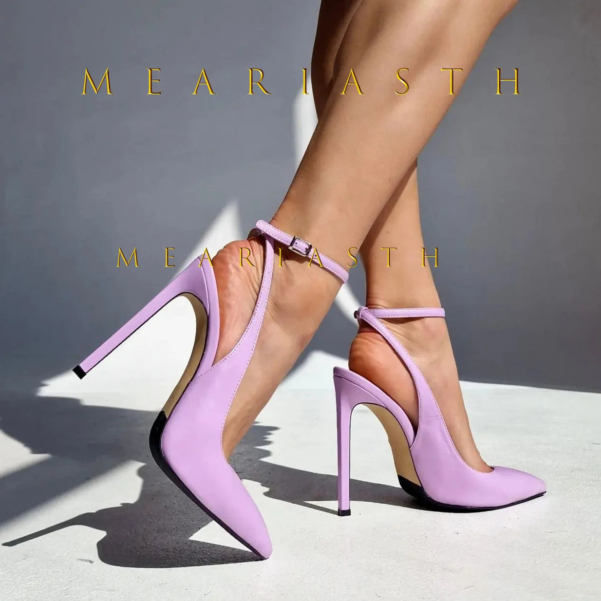 Elegant Patent Leather Pointed Toe Round Heel Pumps For Women