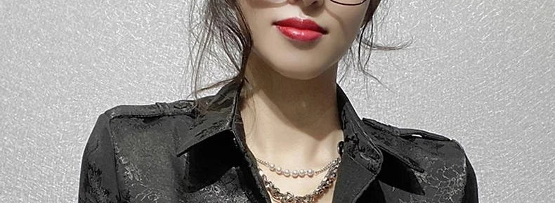 Female Tops Spring and Autumn Full Long Sleeve Women's Shirt Blouse Office Outfits Wear To Work Button Up Formal Loose Green Xl