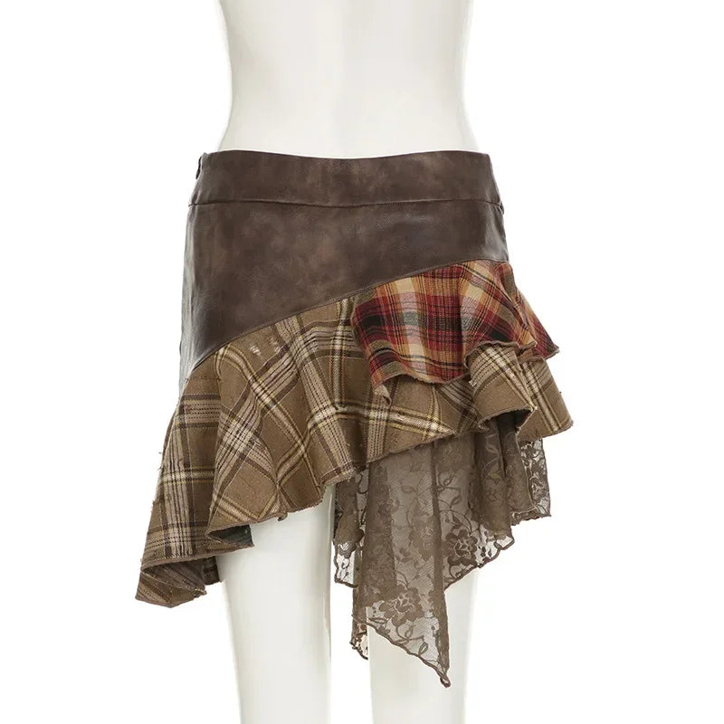 Harajuku Plaid Skirt