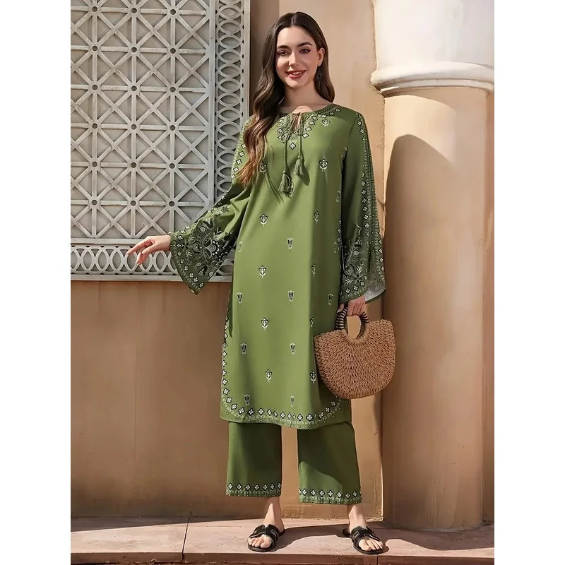 Boho Printed Salwar Suit Set
