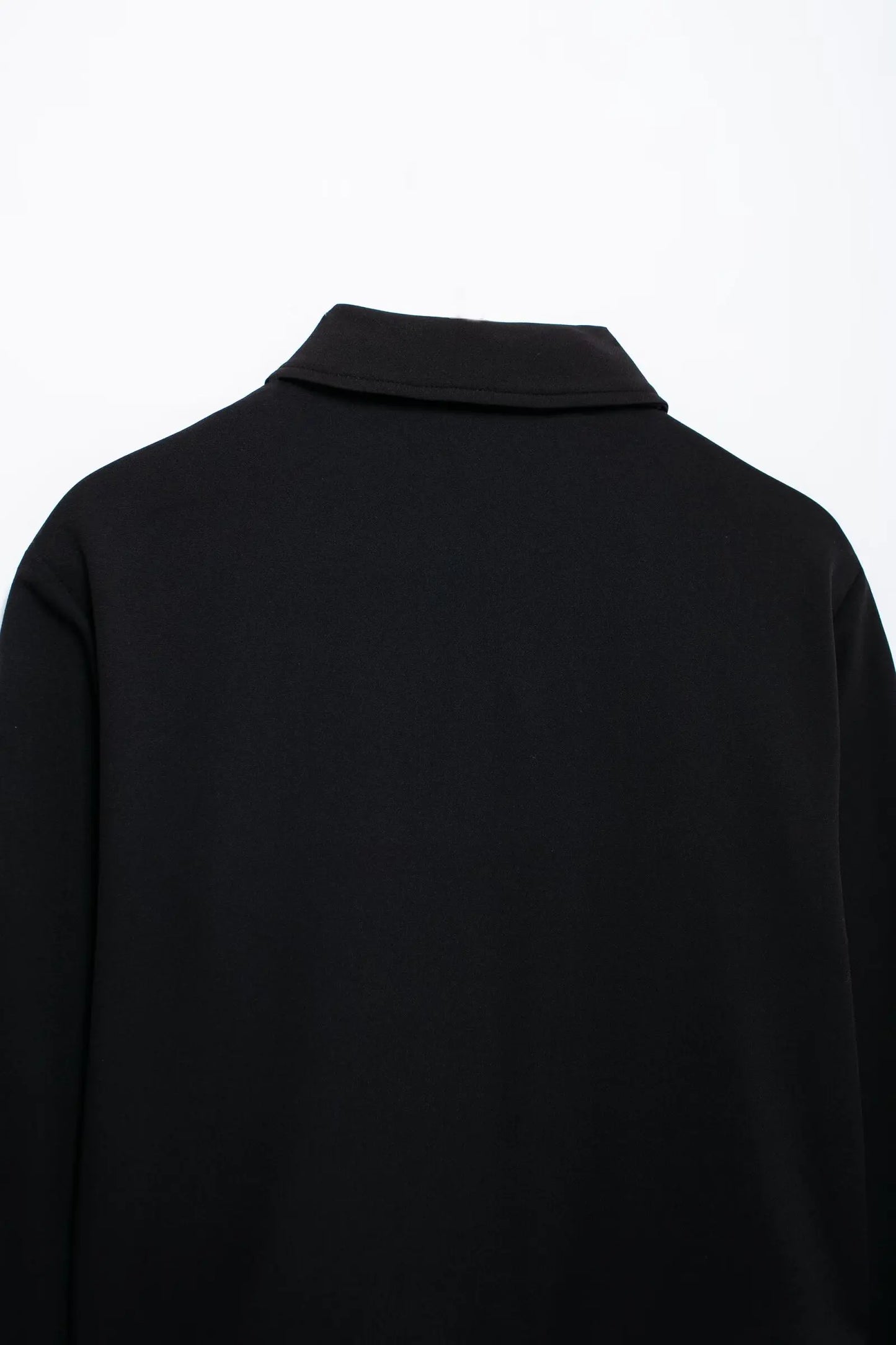 Lapel Long Sleeve Zipper Sports Jacket Two Piece Wide Leg Pants Set for Women