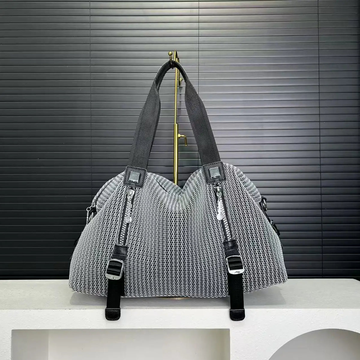 Retro Front Pocket Shoulder Bag