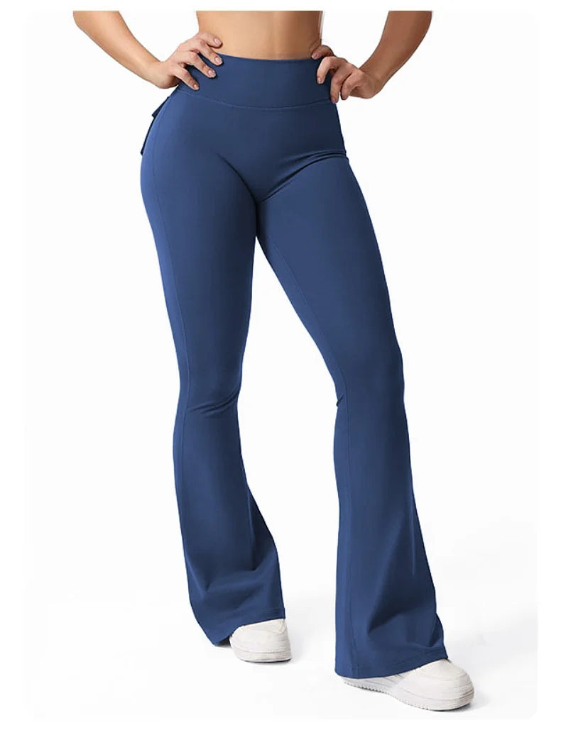 High Waist Push Up Workout Leggings With Pocket for Women