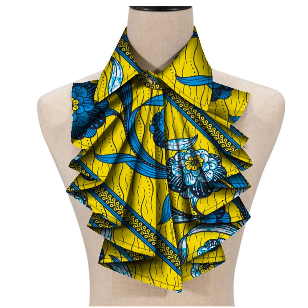 Handmade African Print Ankara Rope Necklace for Women