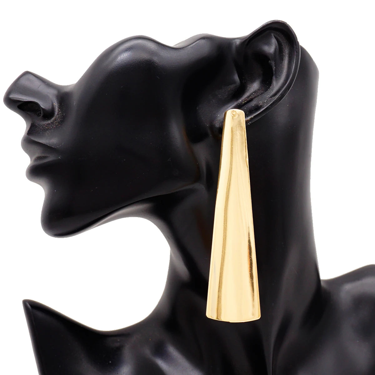 Fashion Jewelry Big Gold Color Round Geometric Earrings Dangle Drop Earrings For Women African Wedding Party Gifts